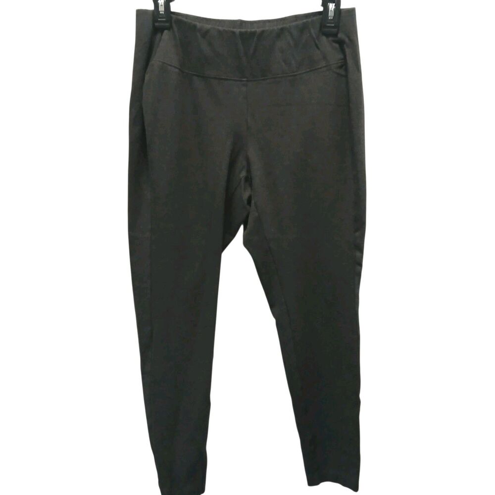 J.JILL- Medium Charcoal Viscose/Spandex Knit Ponte Elastic Waist  Leggings‎
